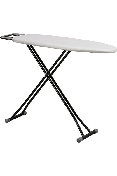 Lawazim 15"x48" / 38x122cm Ironing Board with Iron Rest - Foldable and Heat R...