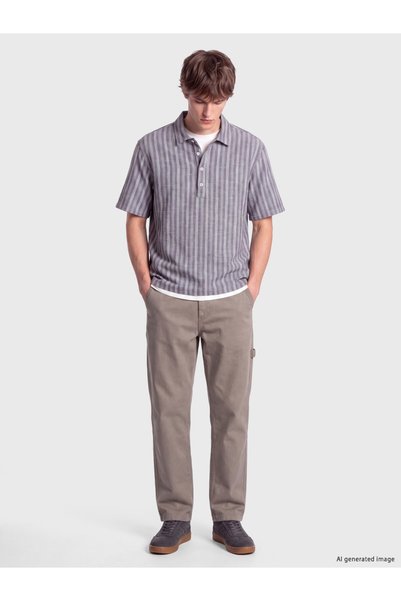LC Waikiki Xsideloose Fit Striped Men's Shirt