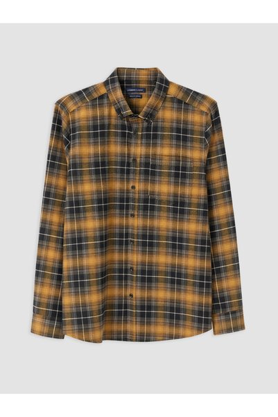 LC Waikiki Lcwaikiki Classicregular Fit Plaid Gabardine Men's Shirt