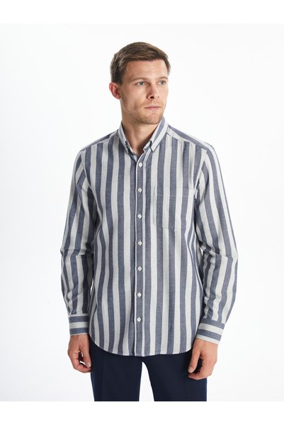 LC Waikiki Lcwaikiki classicregular fit long sleeve striped men's shirt