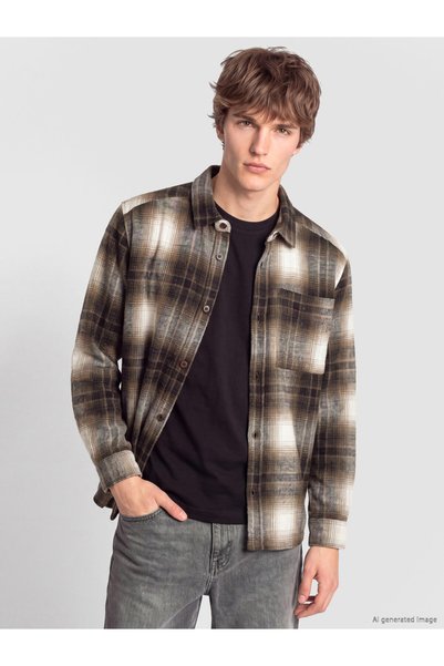 LC Waikiki XSIDERelax Fit Plaid Men's Flannel Shirt