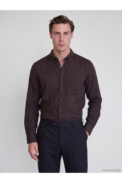 LC Waikiki Lcwaikiki Classicstandard Fit Dobby Men's Shirt