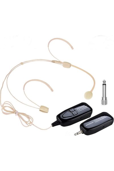 XIAOKOA Microfon wireless N80B tip casca, 2.4G, negru