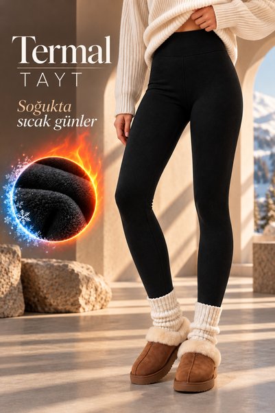 MRCANS Women's Winter Thermal Leggings with Brushed Inside High-Shaping / Scu...