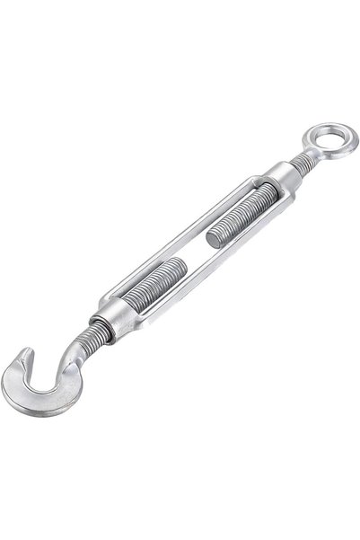 Pro7 Adjustable Hook with Ring 24mm Stainless Steel Turnbuckle Hook Wire Rope...