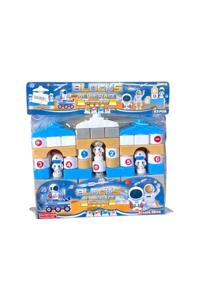 Tradesor Σετ κατασκευών DIY με τουβλάκια - Aerospace - 53pcs - 9955 - 233042