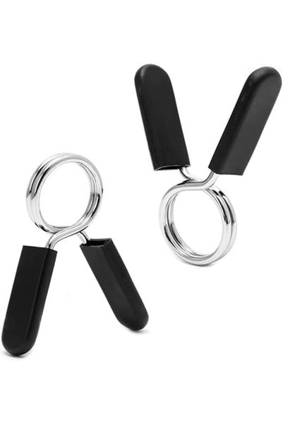 bq fitness Chrome Bar Lock with Rubber Handle