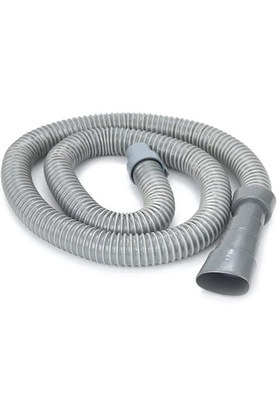 Lawazim Washing Machine Drain Pipe - 1.5m Flexible Grey Hose, Leak-Proof Desi...