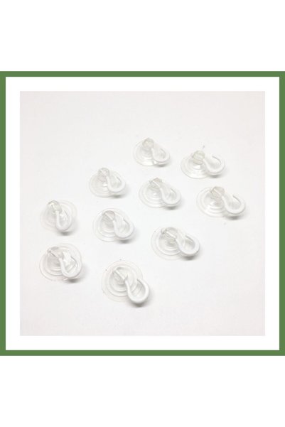 Hobibahçem Small Suction Cup Kiss Keychains, Pack of 10, 3 cm HB006
