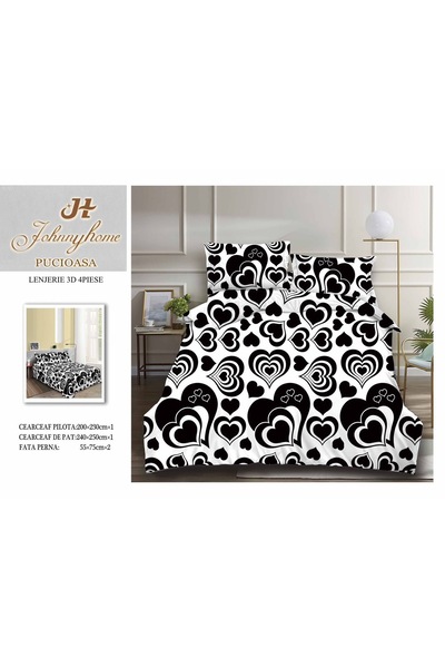 CasaDesteapta.ro Bedding set with Duvet Cover 200x230 cm and 2 Pillow 55x75 c...