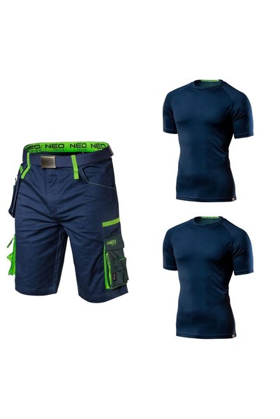 NEO Set pantaloni scurti cu doua tricouri maneca scurta, model Premium, marim...