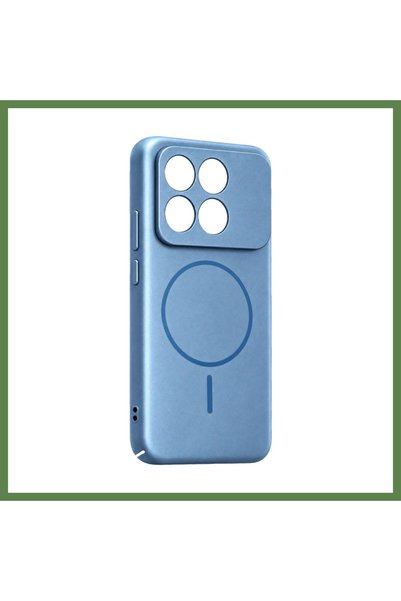 Hobibahçem غطاء Poco X6 Pro Mika PC Magsafe - أزرق فاتح HB006