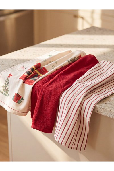 LC Waikiki Quality Parts Embroidered Drying Cloth 3-Pack from Çelebi Store