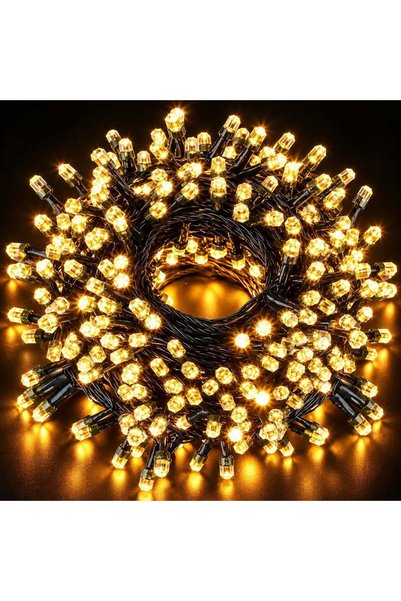 OEM Instalație LED liniară de Crăciun 15m, 200 LED-uri hexagonale tip cristal...