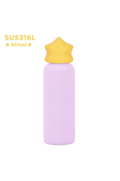Generic 316 Stainless Steel Insulated Water Bottle 500ml Star Design Kids Out...