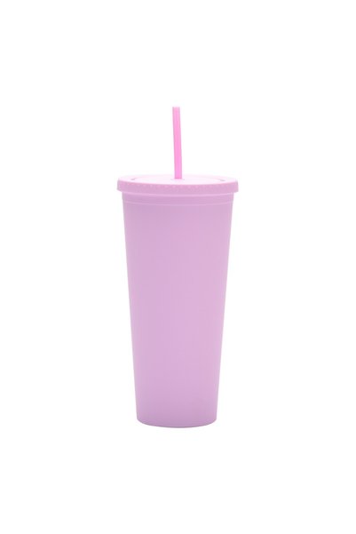 Generic كوب ماء محمول للسفر بسعة 1000 مل مع غطاء، مصنوع من بلاستيك AS مزدوج ا...