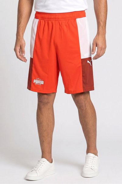 Puma Men Sportswear Fit Brand Logo Basketball Shorts, Multicolor