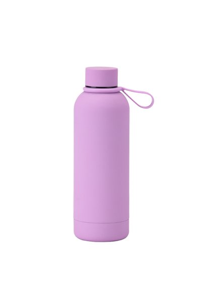 Generic Stainless Steel Insulated Water Bottle 500ml Small Mouth Handle Outdo...