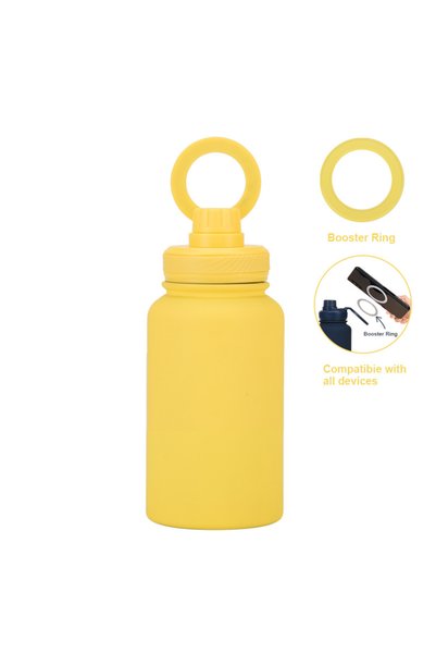 Generic Magnetic Phone Holder Insulated Water Bottle 650ml Stainless Steel Ou...