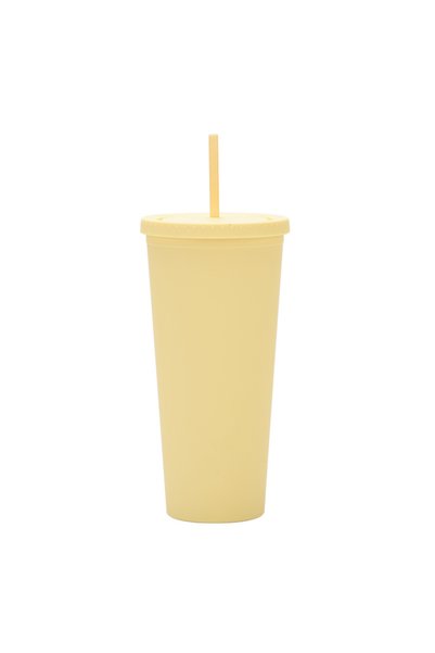 Generic كوب ماء محمول للسفر بسعة 1000 مل مع غطاء، مصنوع من بلاستيك AS مزدوج ا...