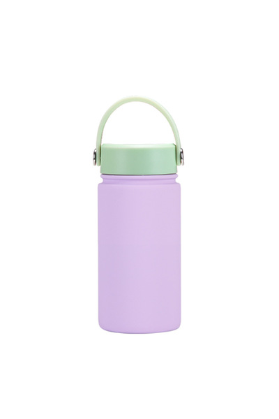 Generic 316 Stainless Steel Wide Mouth Insulated Sports Bottle 350ml Handle O...