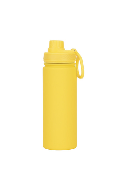 Generic Stainless Steel Wide Mouth Insulated Sports Bottle 550ml Handle Direc...