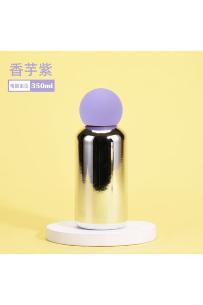 Generic 316 Stainless Steel Electroplated Insulated Water Bottle 350ml Studen...