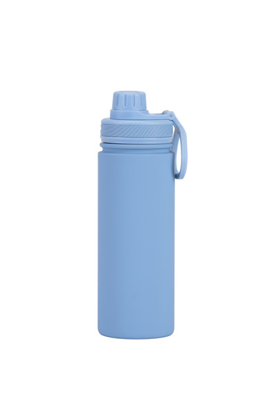 Generic Stainless Steel Wide Mouth Insulated Sports Bottle 550ml Handle Direc...