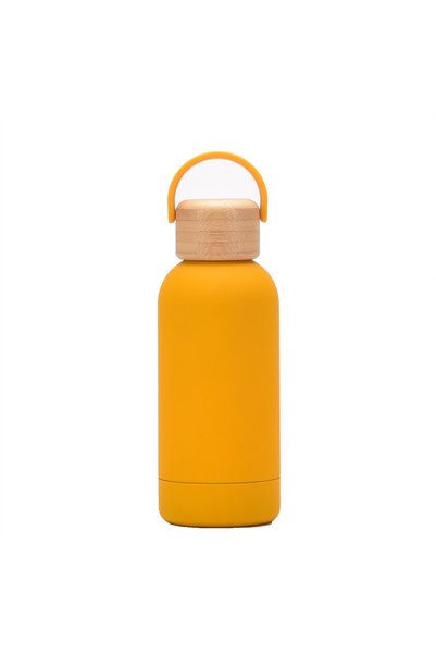 Generic Double Wall Vacuum Insulated Bottle 350ml Small Mouth Handle Mini Out...