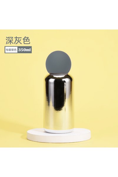 Generic 316 Stainless Steel Electroplated Insulated Water Bottle 350ml Studen...