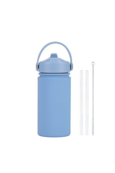 Generic 316L Stainless Steel Wide Mouth Insulated Sports Bottle 350ml Spout H...