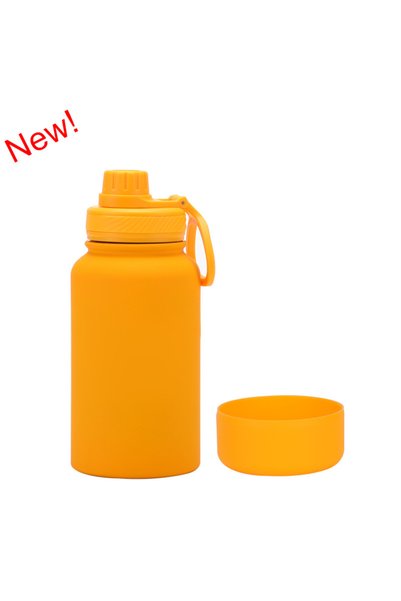 Generic Stainless Steel Insulated Sports Bottle 650ml Wide Mouth Non Slip Out...