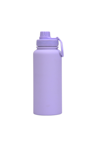 Generic Stainless Steel Sports Water Bottle 1L Wide Mouth Outdoor Insulated