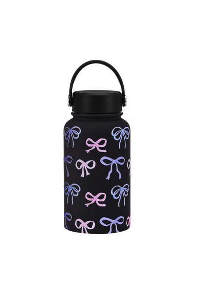 Generic Wide Mouth Vacuum Insulated Water Bottle 650ml Printed for Kids Stude...
