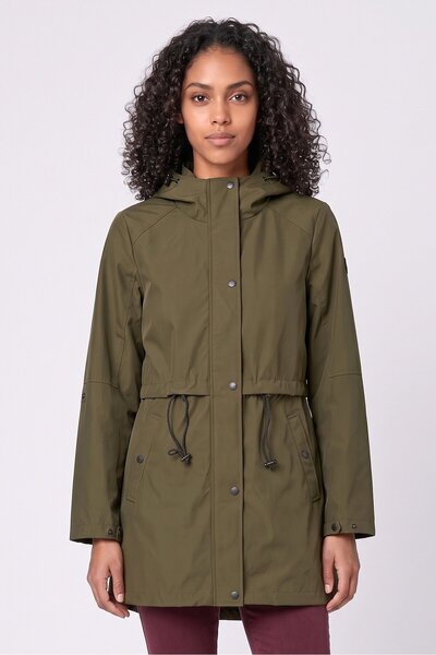 Sam Edelman Women Solid Trench Coat, Olive