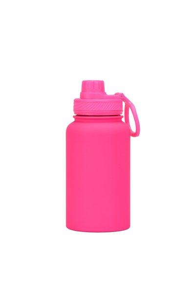 Generic Stainless Steel Vacuum Insulated Sports Bottle 650ml Handle Outdoor