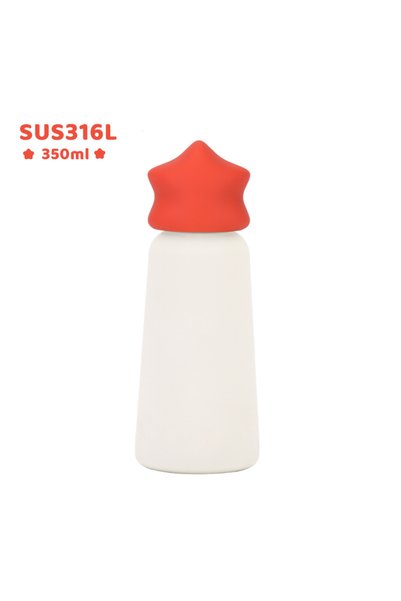 Generic 316 Stainless Steel Insulated Water Bottle 350ml Star Design Kids Out...