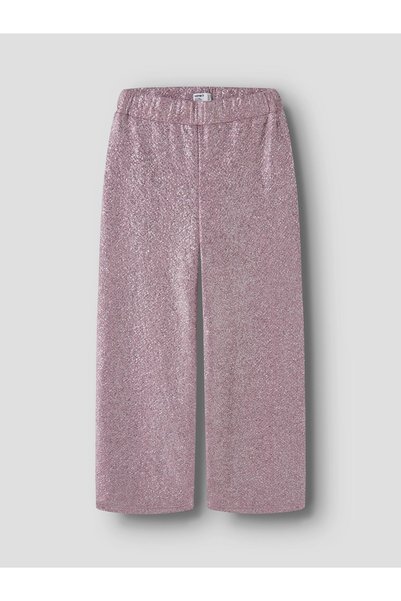 Name it Pantaloni cu sclipici, croială largă