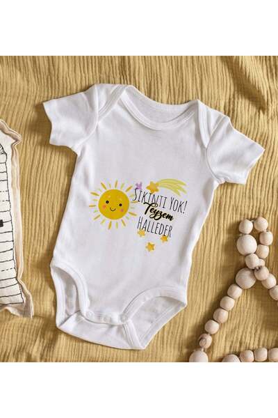 Bk Gift BK Kids "No Worries, My Aunt Will Take Care of It" Printed Baby Bodys...