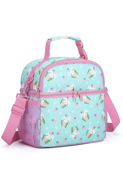 VASCHY Lunch Box Bag, Insulated Double Compartments Cooler Lunch Tote for Men...