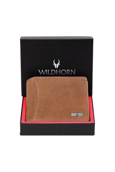 Wildhorn محفظة جلدية للرجال والنساء، محفظة ثنائية الطي