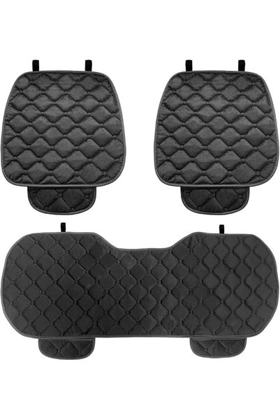 Generic Set de 3 huse universale pentru scaune auto, matlasate, impermeabile ...