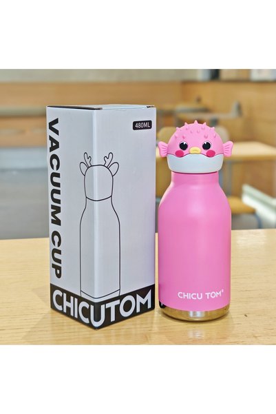 Generic Stainless Steel Vacuum Insulated Straw Cup Portable Travel Bottle