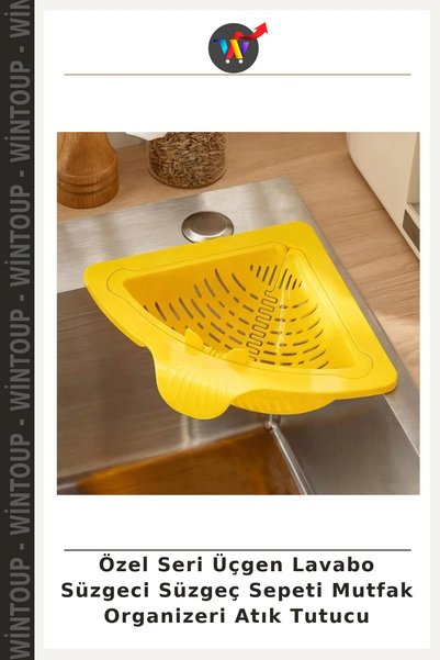 Wintoup Special Edition Triangular Sink Strainer, Strainer Basket, Kitchen Or...