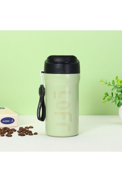 Generic كوب قهوة معزول من الفولاذ المقاوم للصدأ 304، سعة كبيرة، محمول