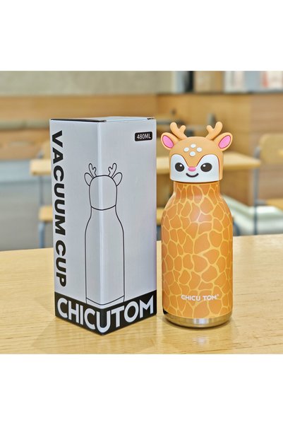 Generic Stainless Steel Vacuum Insulated Straw Cup Portable Travel Bottle