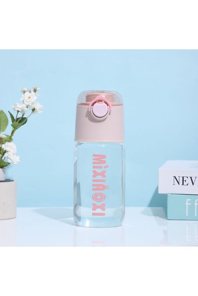 Generic Sports Glass Water Bottle Student Travel Tumbler Outdoor Fitness Cup