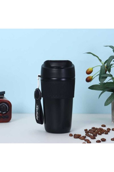 Generic 304 Stainless Steel Coffee Cup Dual Drink Mouth Leakproof Office