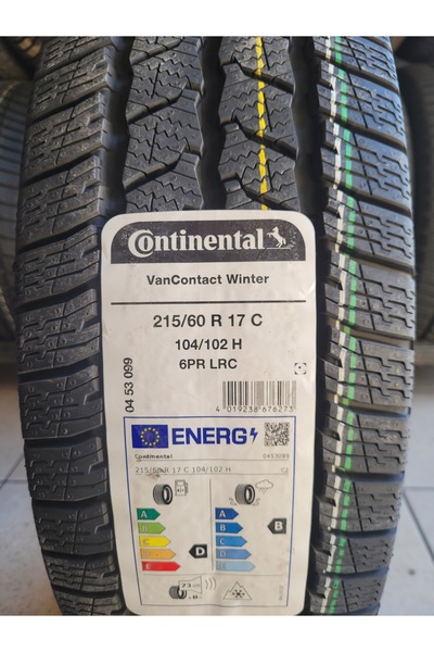 Continental 215/60R17C Van Contact Winter Set Olarak (4ADET) C TİPİ (Yük) 104/102H 2026 Üretim*