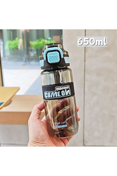 Generic Plastic Sports Water Bottle Flip Straw Cycling Outdoor Travel Cup